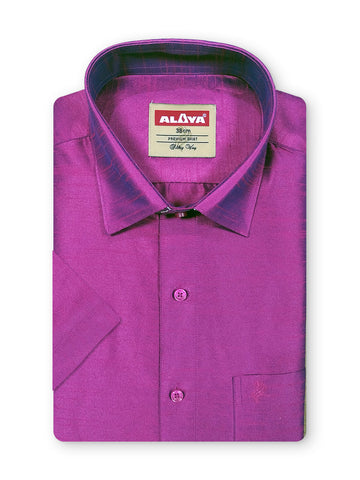 Silky Way Shirt for Men - Regular Fit - Pink