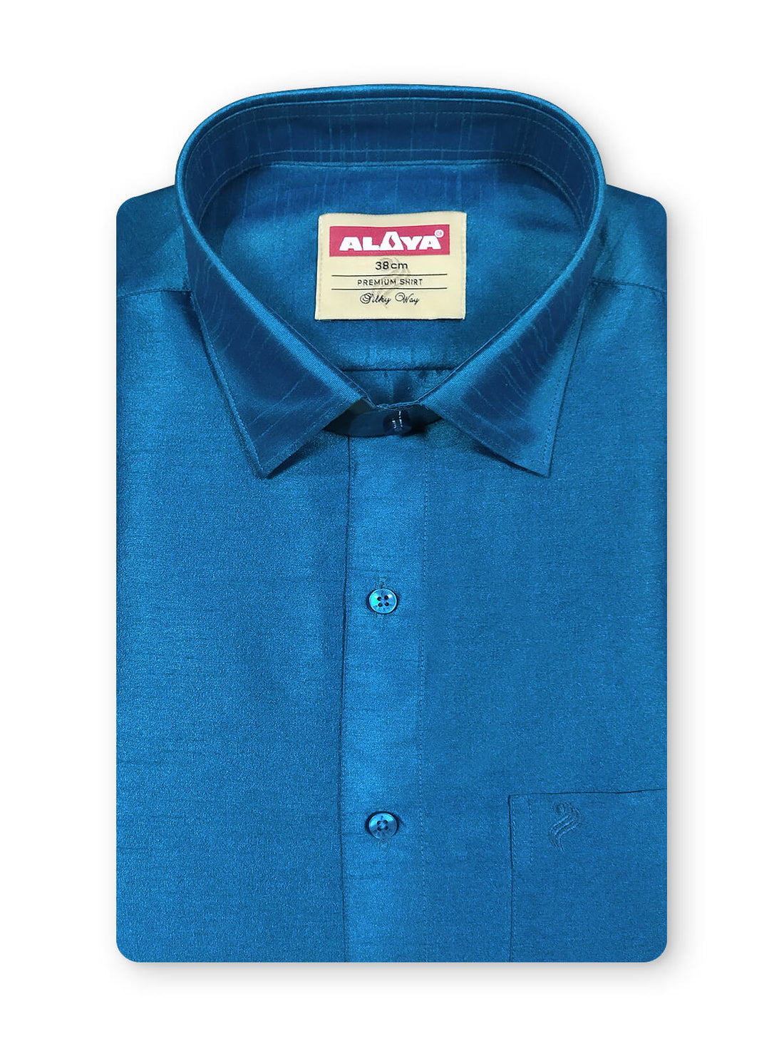 Silky Way Shirt for Men - Regular Fit - Blue