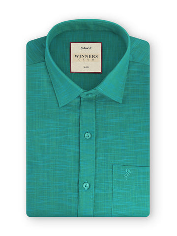 Winners Club Silm Fit Colour Shirts  - Paris Green
