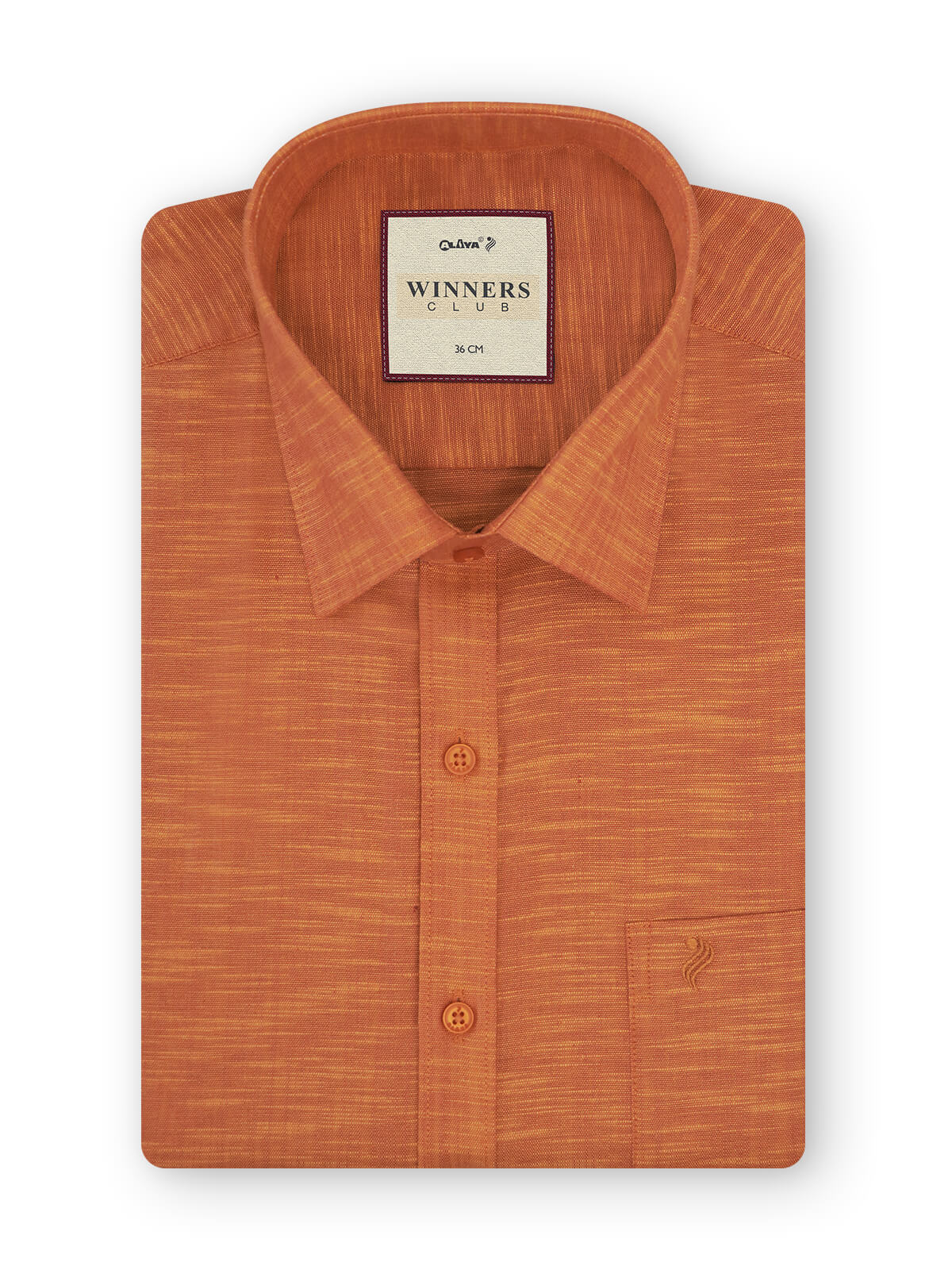 Colour Shirts & Fancy Border Dhoti - Tangarine